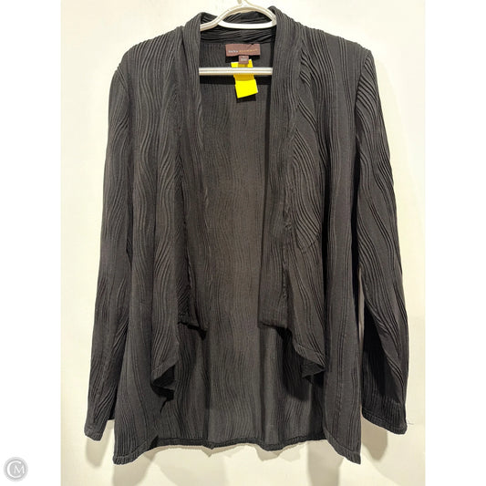Cardigan By Dana Buchman In Black, Size: L