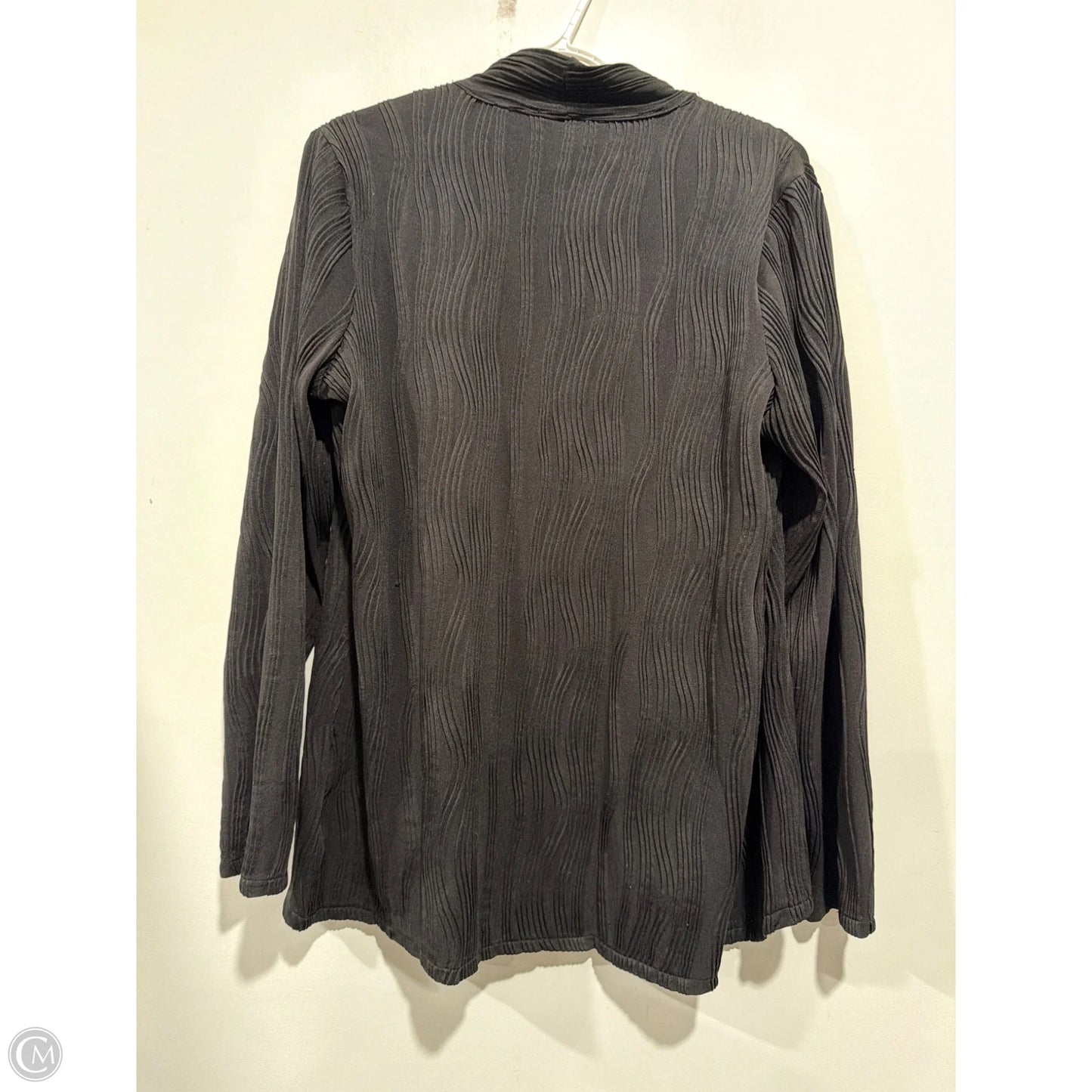 Cardigan By Dana Buchman In Black, Size: L