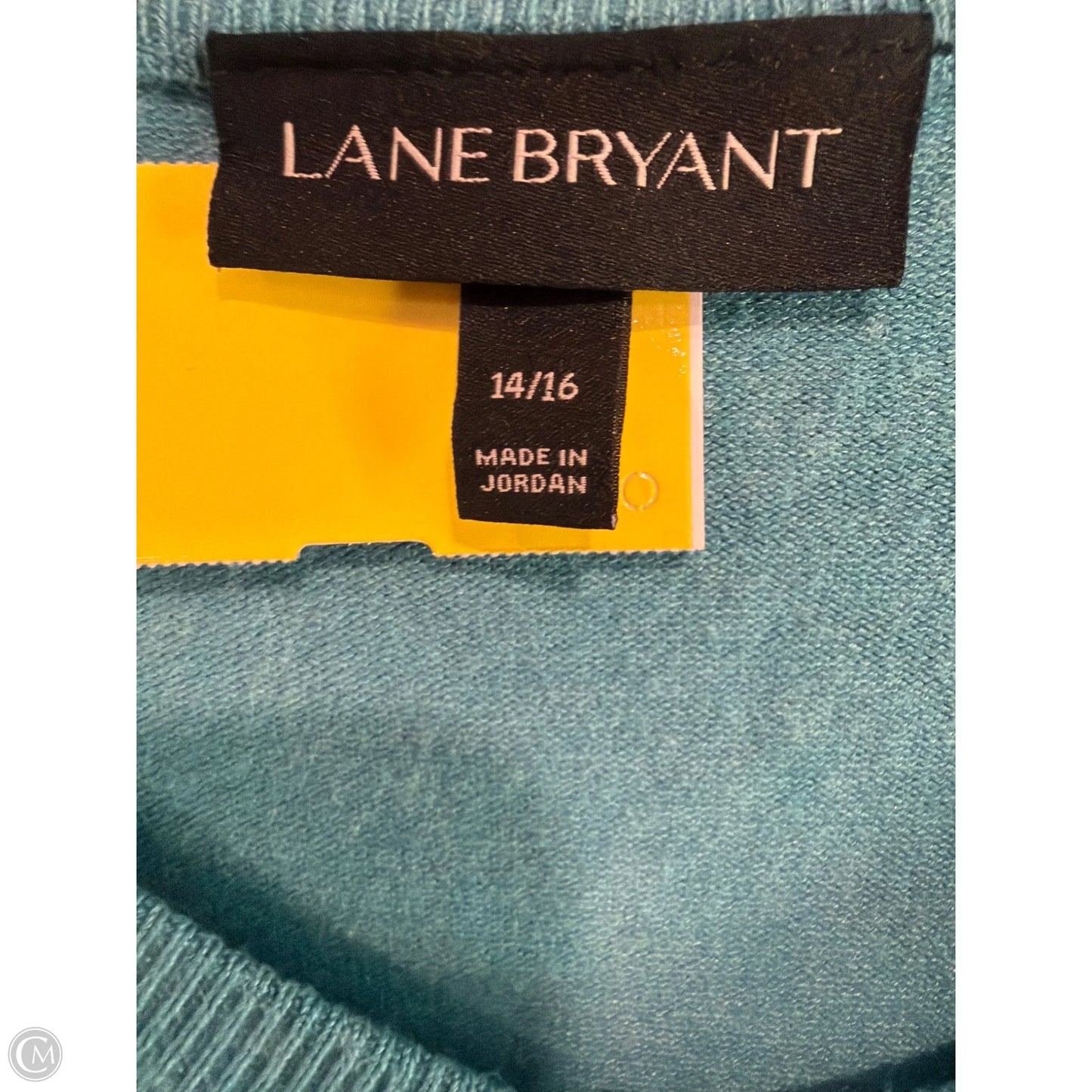 Cardigan By Lane Bryant In Teal, Size: Xl