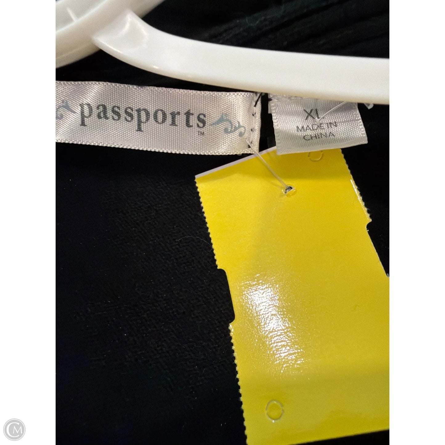 Cardigan By Passport In Black, Size: Xl