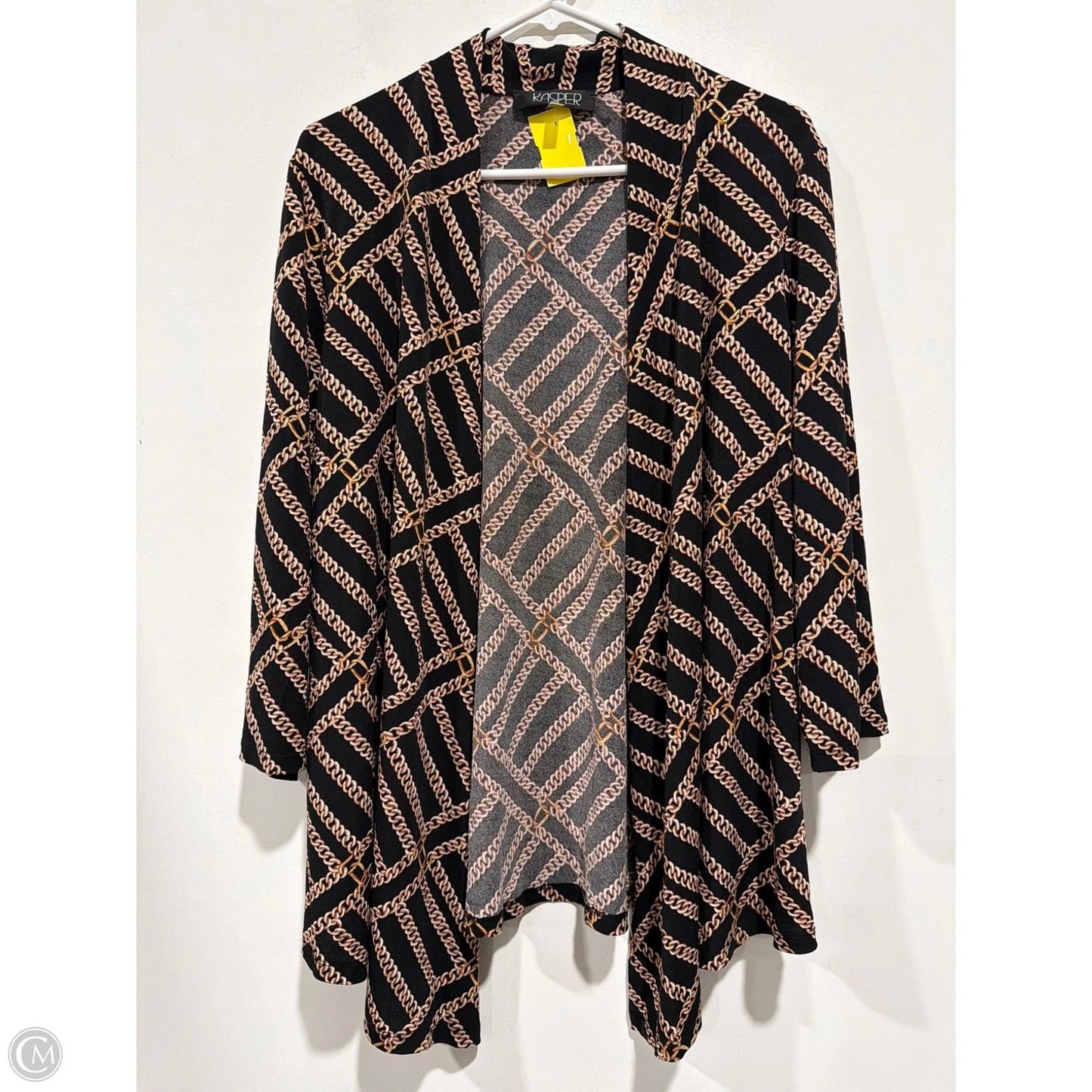 Cardigan By Kasper In Black, Size: Xl