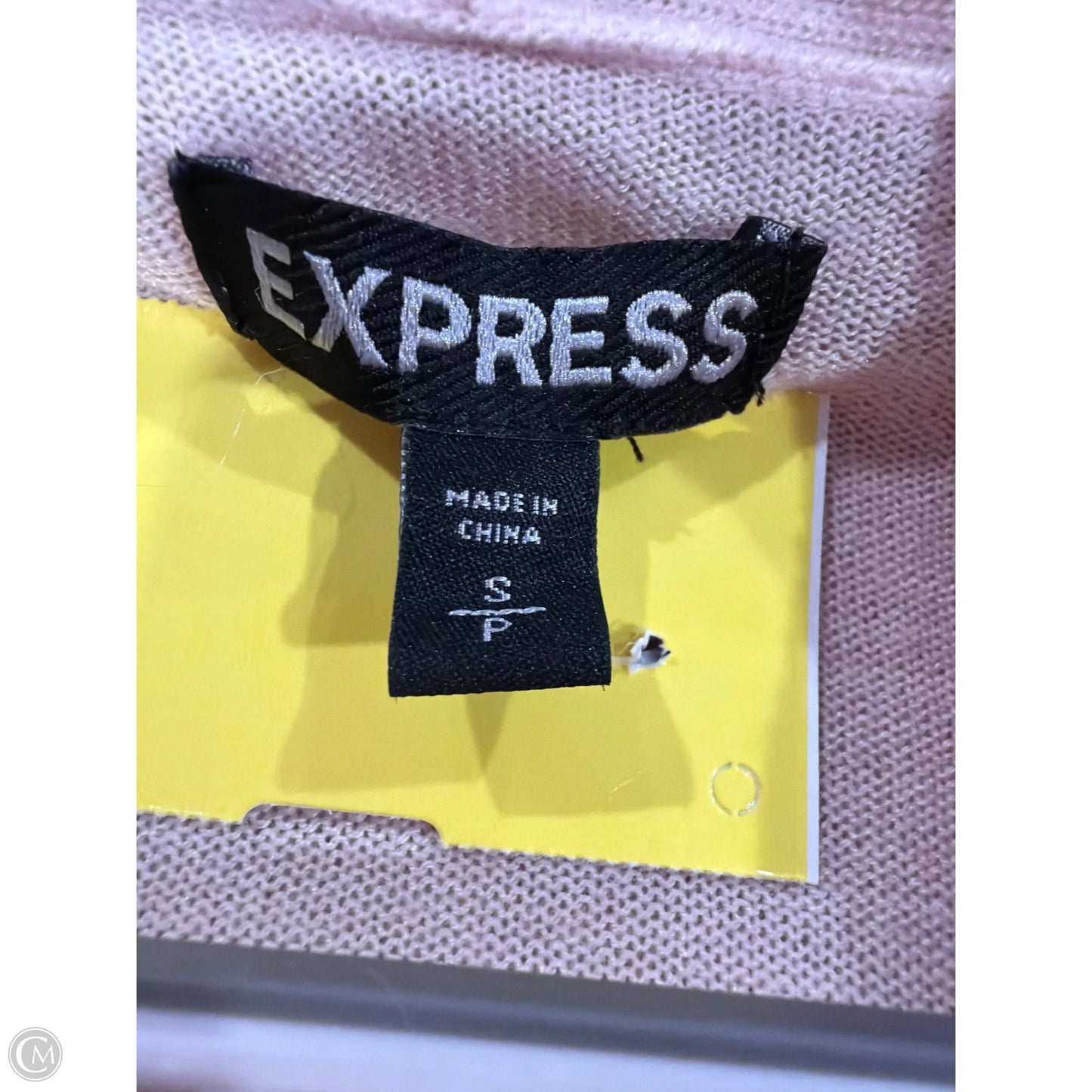 Cardigan By Express In Pink, Size: S