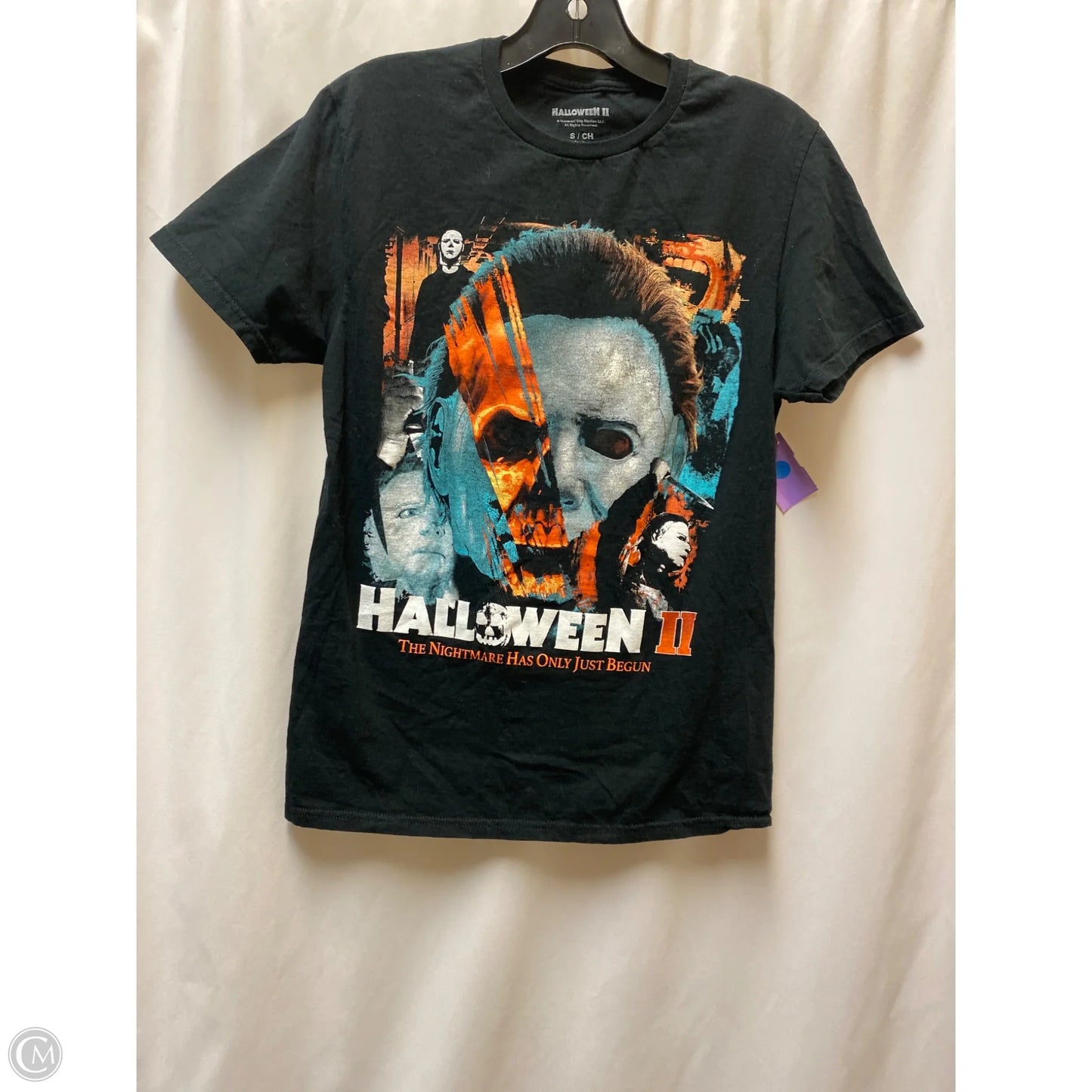Top Short Sleeve By Clothes Mentor In Black, Size: S