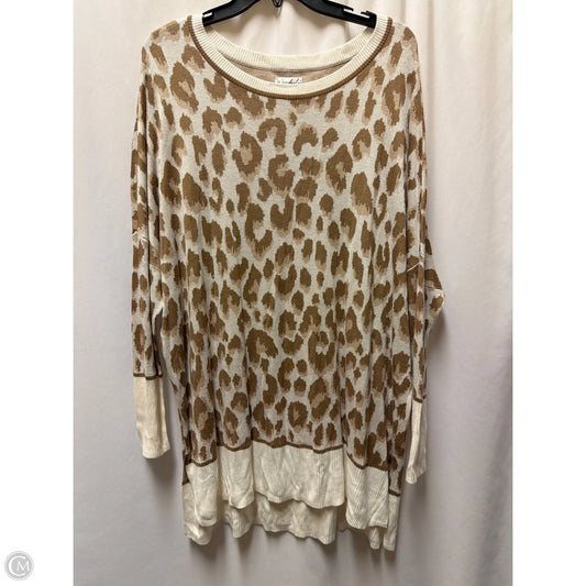 Top Long Sleeve By Wonderly In Cream, Size: Xl