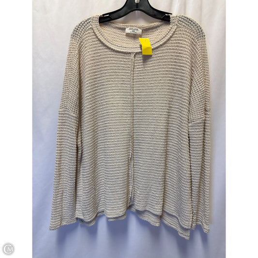 Top Long Sleeve By Zenana In Cream, Size: S
