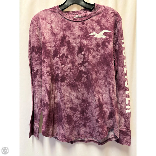 Top Long Sleeve By Hollister In Purple, Size: S