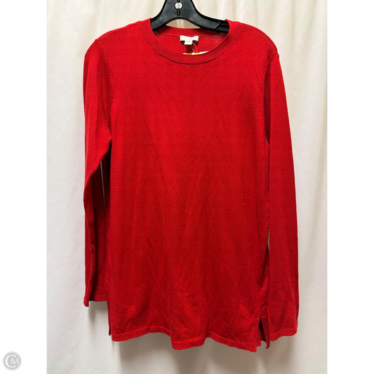 Top Long Sleeve By J. Jill In Red, Size: S
