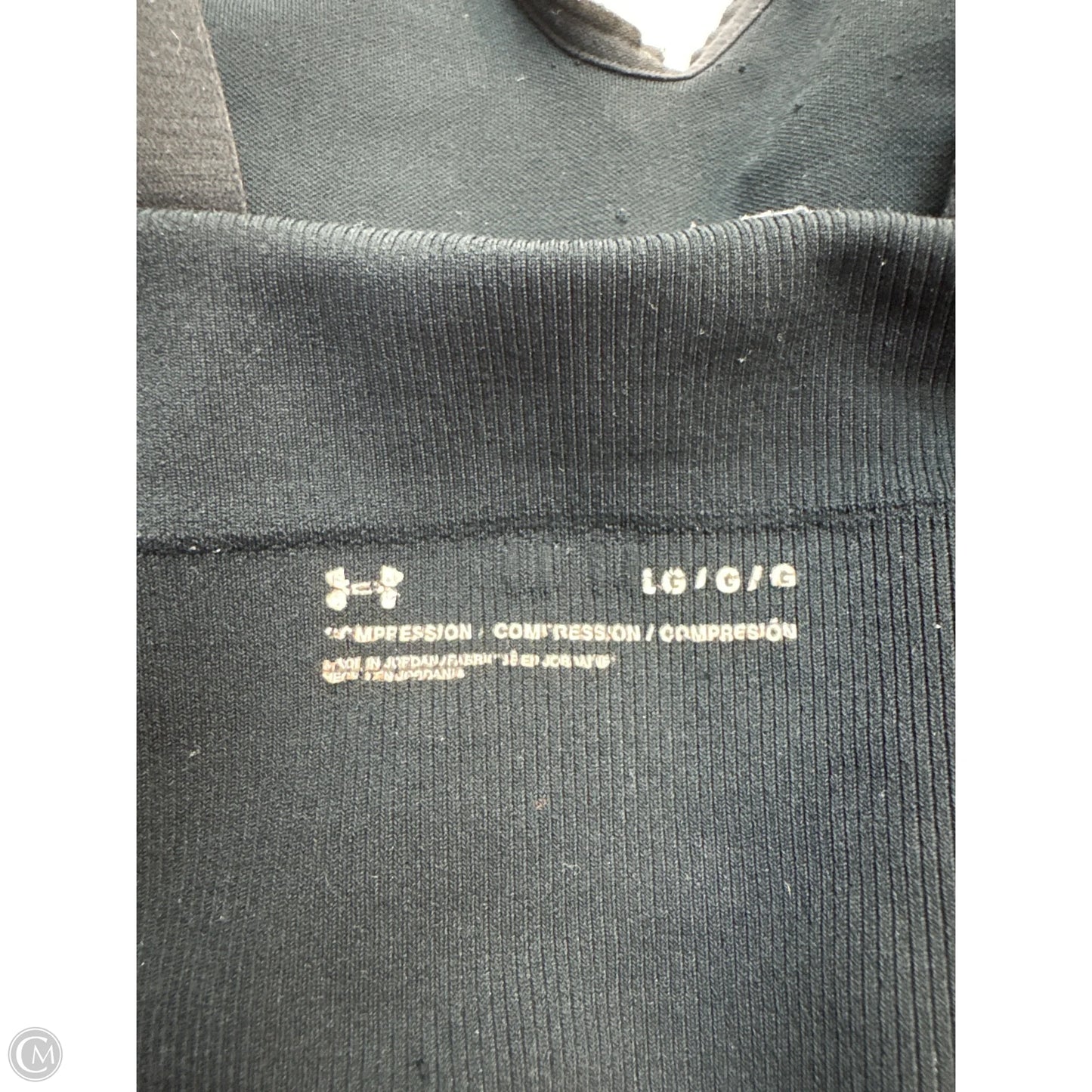 Athletic Bra By Under Armour In Black, Size: L