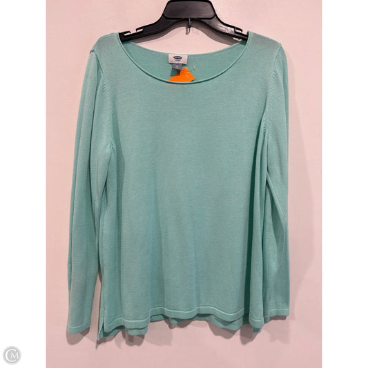 Top Long Sleeve By Old Navy In Teal, Size: Xl