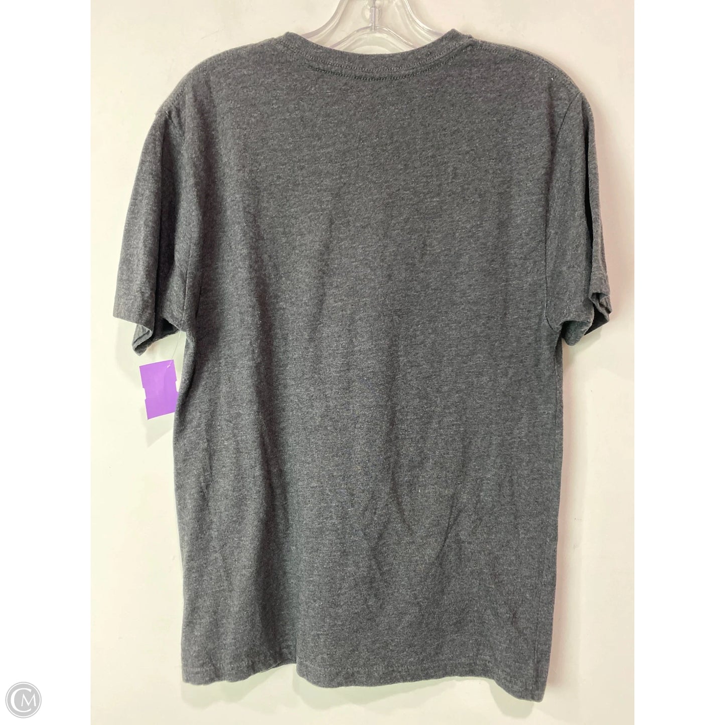 Top Short Sleeve By Holiday Time In Grey, Size: S