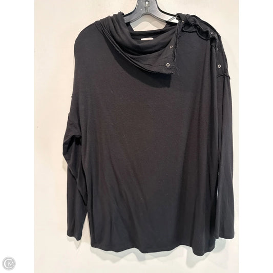Top Long Sleeve By Bke In Black, Size: S
