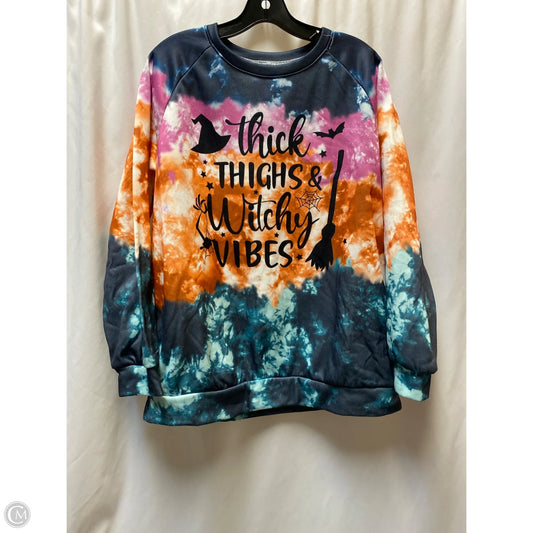 Top Long Sleeve By Clothes Mentor In Blue, Size: Xl