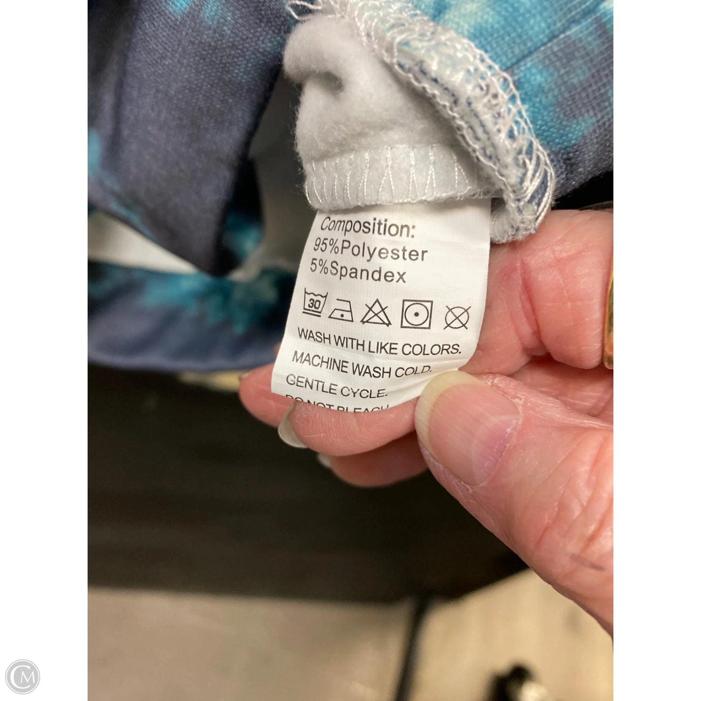 Top Long Sleeve By Clothes Mentor In Blue, Size: Xl