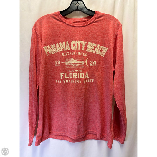 Top Long Sleeve By Clothes Mentor In Red, Size: S