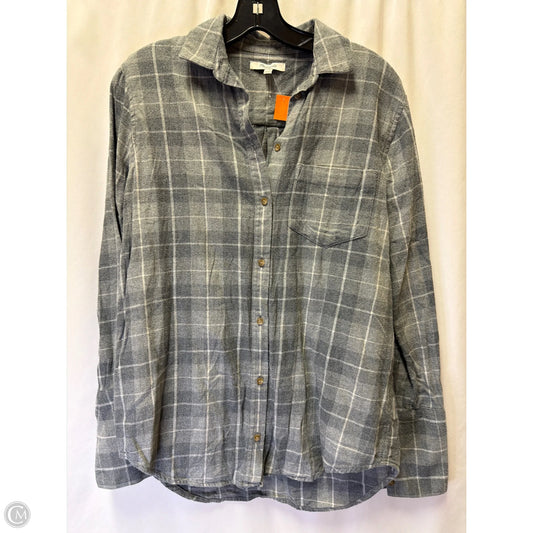 Top Long Sleeve By Madewell In Grey, Size: Xs