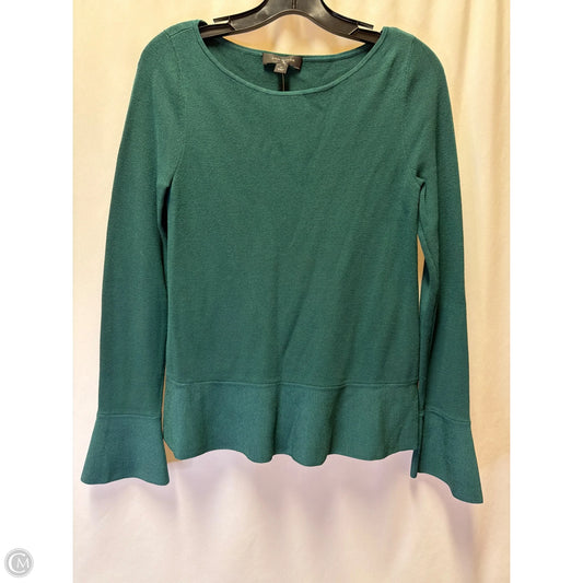 Top Long Sleeve By Ann Taylor In Green, Size: Xs