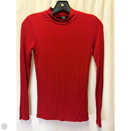 Top Long Sleeve By Clothes Mentor In Red, Size: Xs