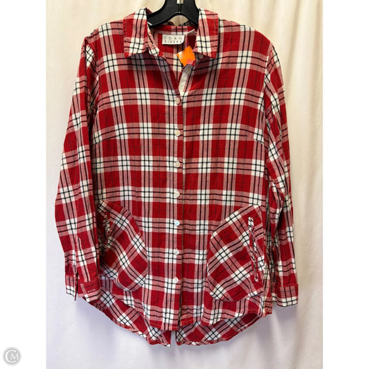 Top Long Sleeve By Joan Rivers In Red, Size: Xs