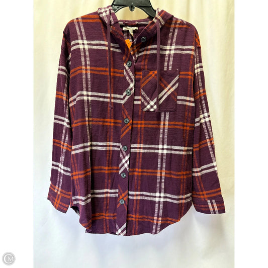 Top Long Sleeve By Maurices In Purple, Size: Xs