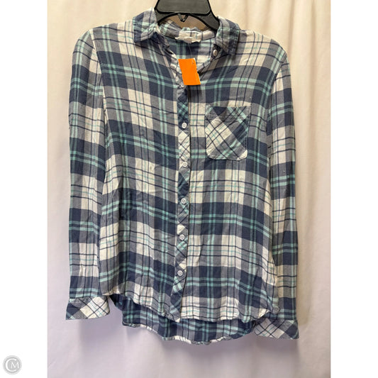 Top Long Sleeve By Beachlunchlounge In Blue, Size: Xs