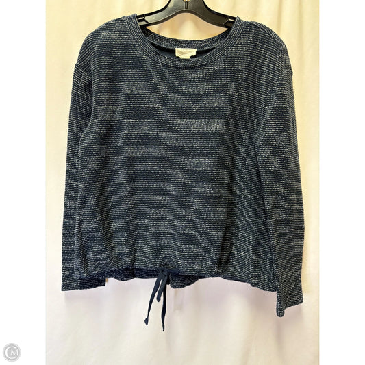 Top Long Sleeve By Loft In Navy, Size: Xs