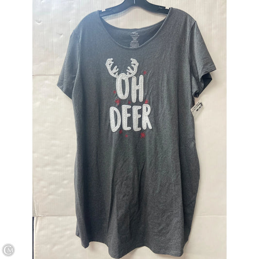 Dress Casual Midi By Secret Treasures In Grey, Size: L