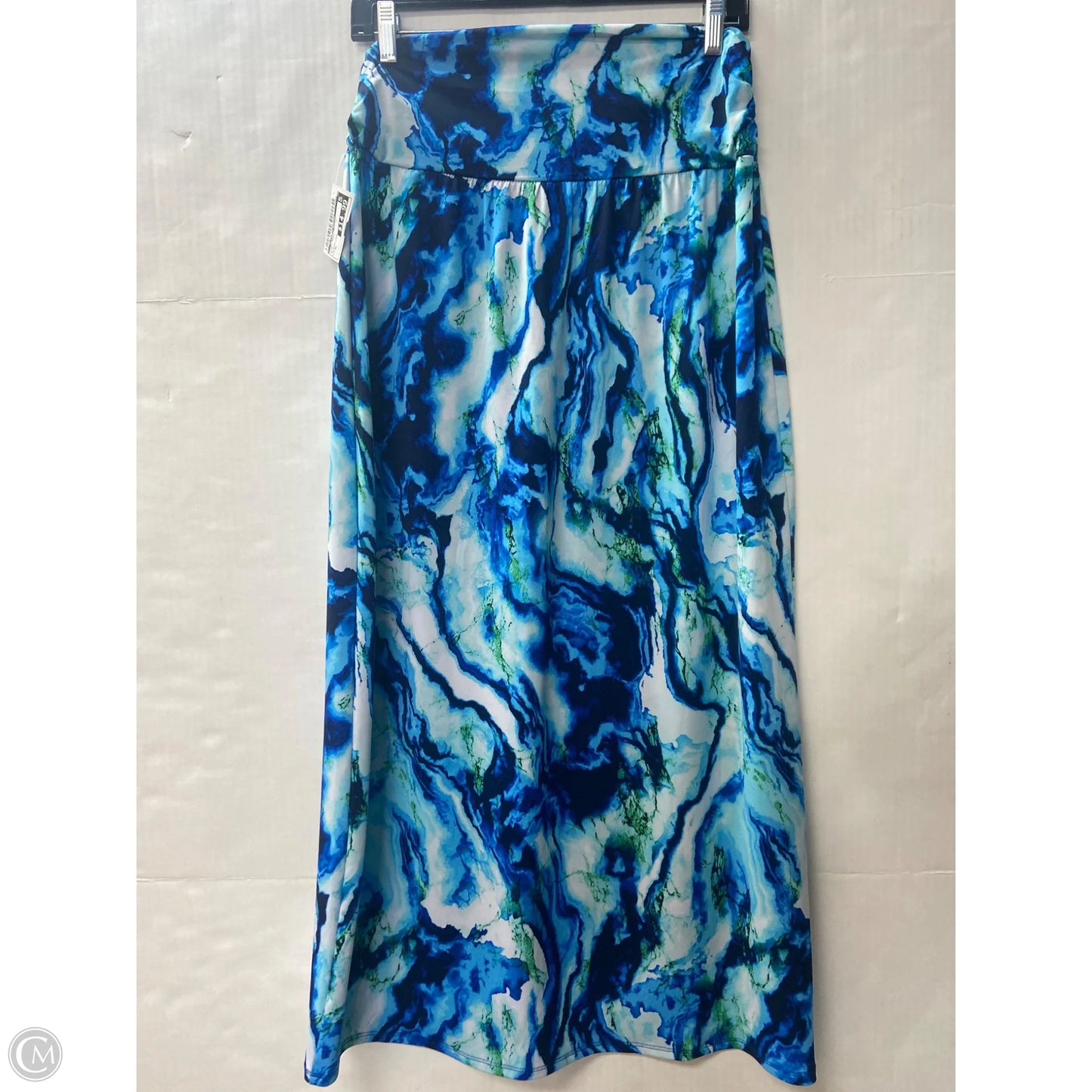 Skirt Maxi By Clothes Mentor In Blue, Size: Xl