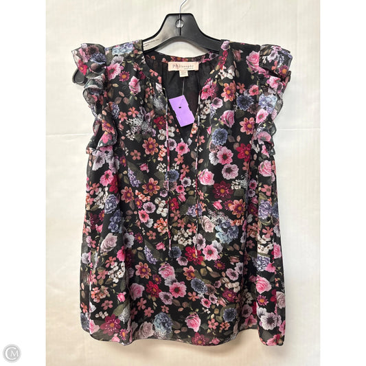 Top Short Sleeve By Philosophy In Black, Size: Xs