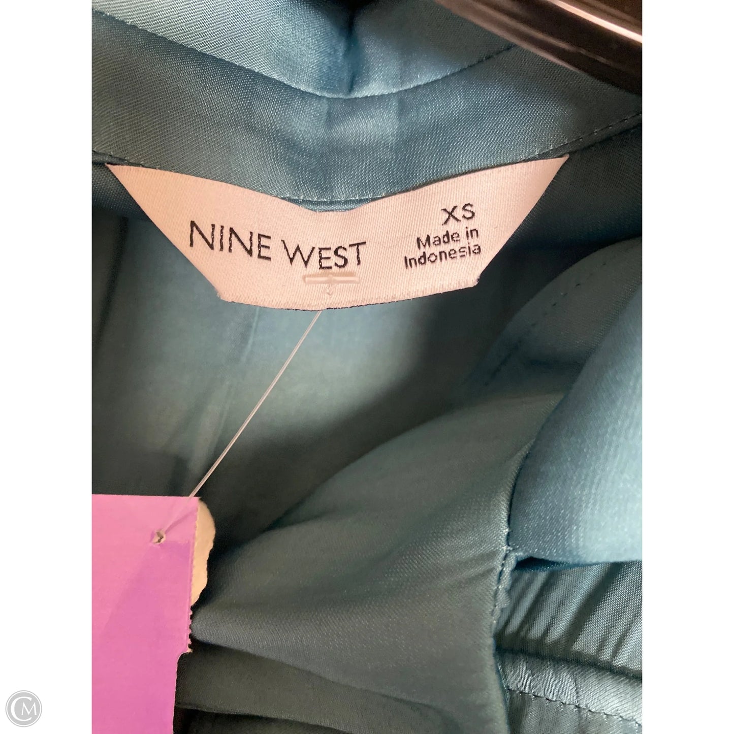 Dress Casual Maxi By Nine West In Teal, Size: Xs