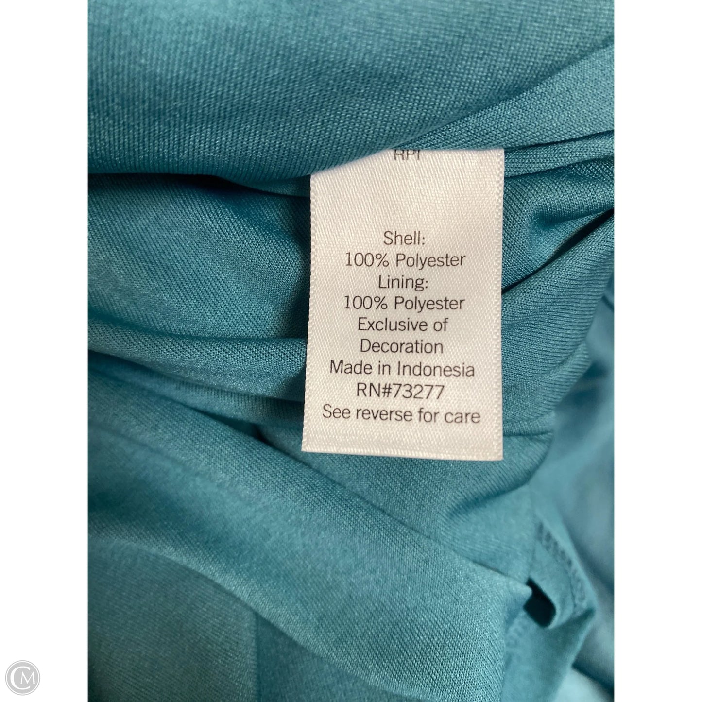Dress Casual Maxi By Nine West In Teal, Size: Xs