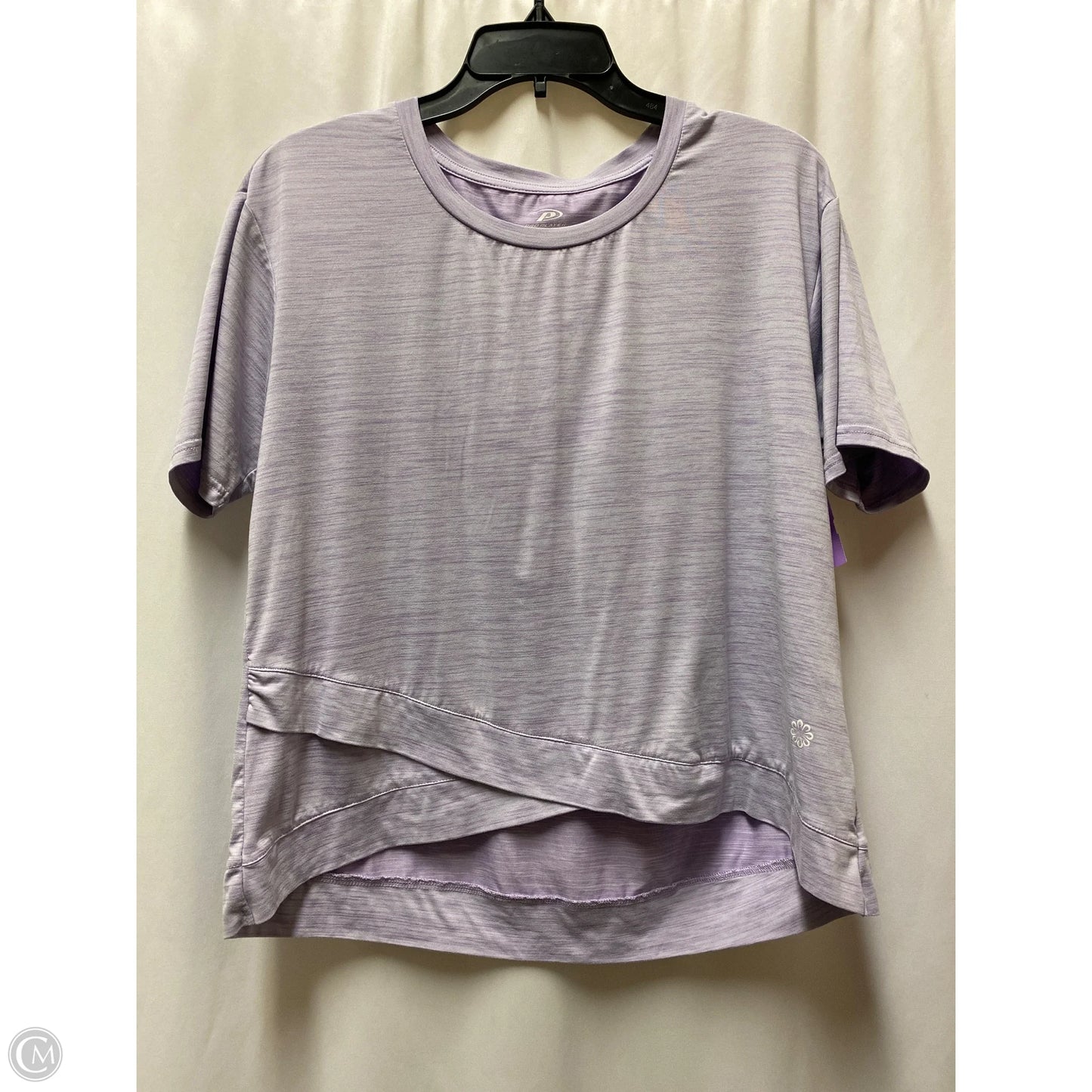 Athletic Top Short Sleeve By Pro Player In Purple, Size: L