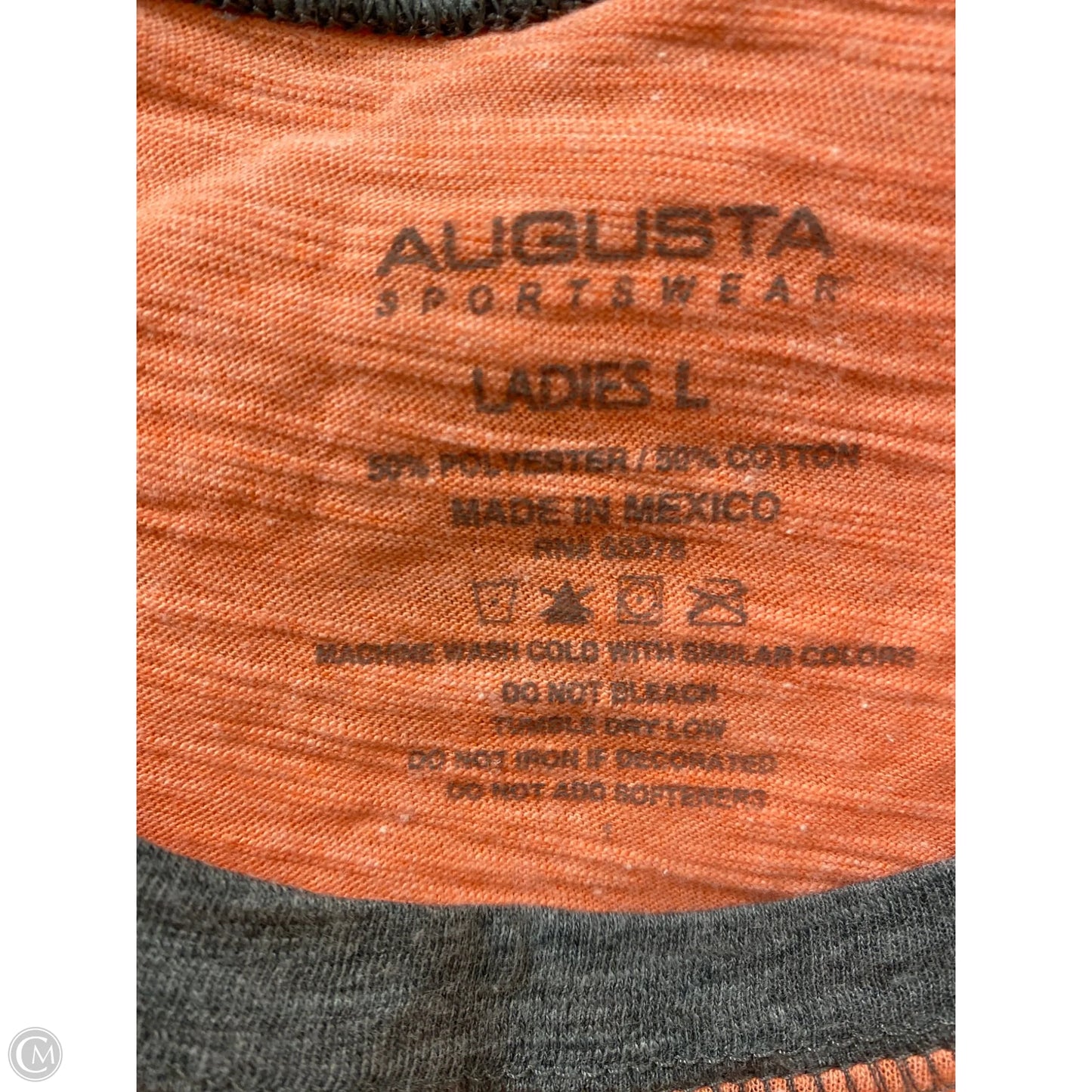 Top Long Sleeve By Clothes Mentor In Orange, Size: L