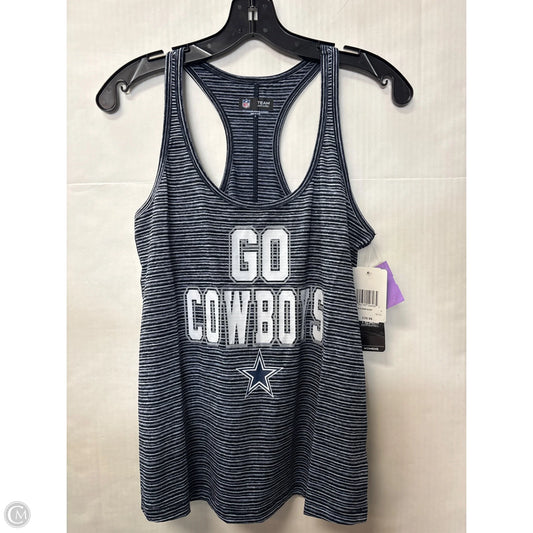 Top Sleeveless By Nfl In Blue, Size: S