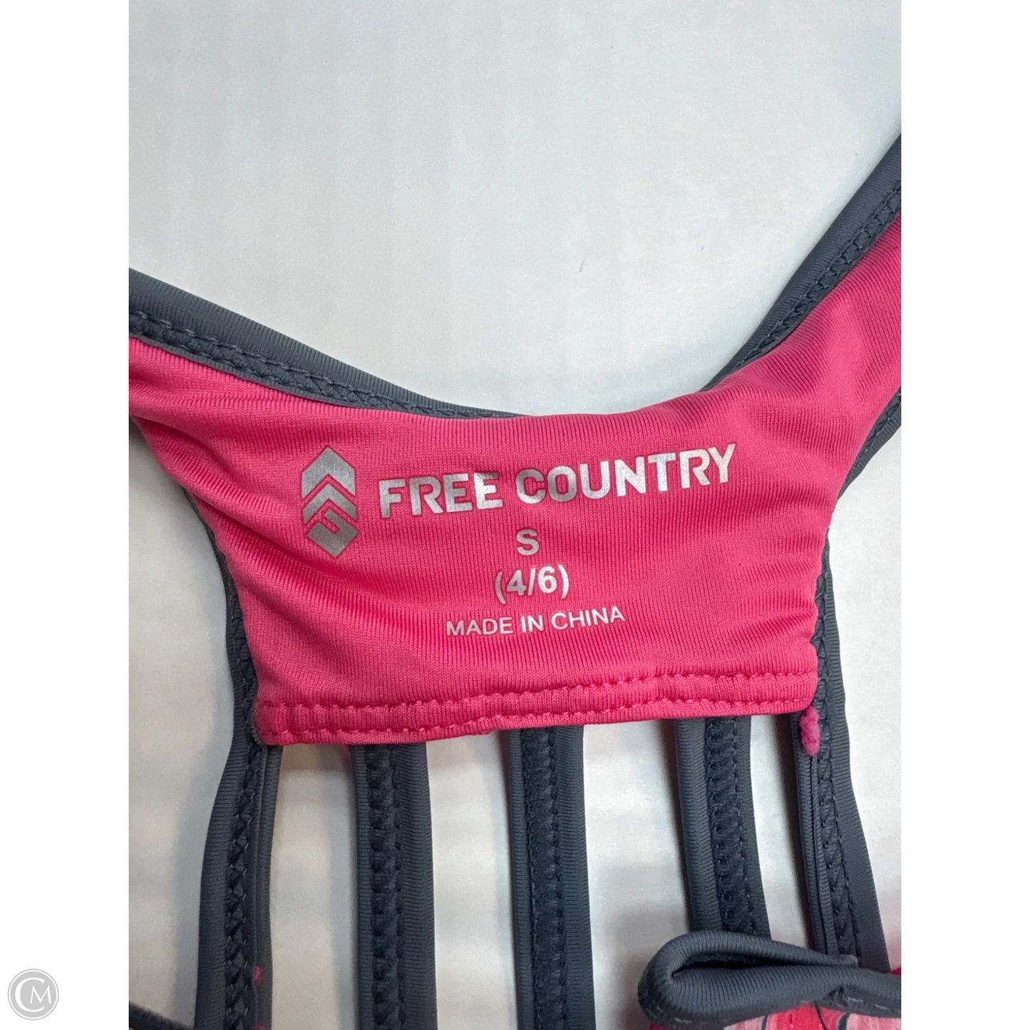 Swimsuit Top By Free Country In Pink, Size: S