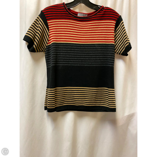 Top Short Sleeve By Jaclyn Smith In Red, Size: M