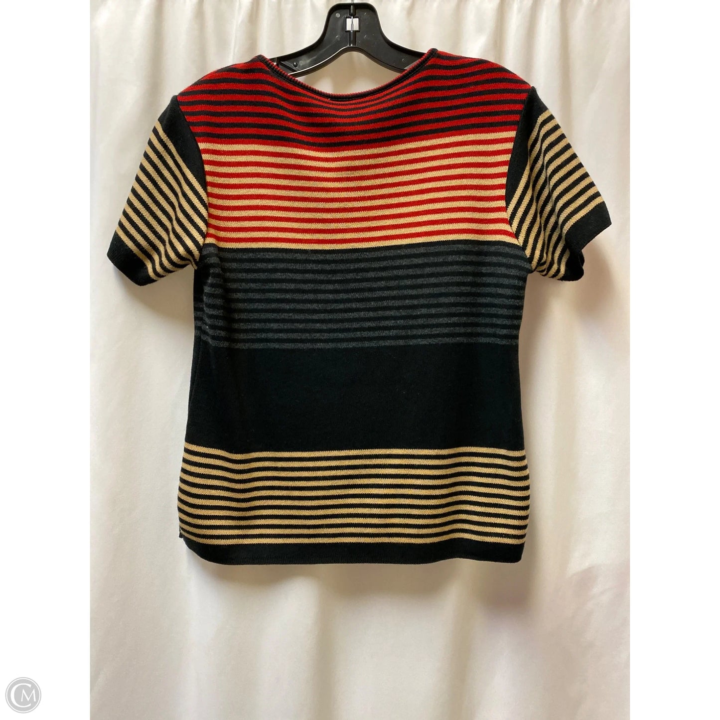 Top Short Sleeve By Jaclyn Smith In Red, Size: M