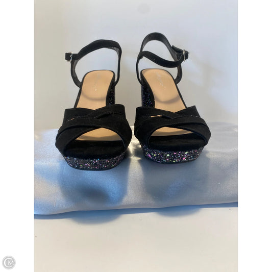 Shoes Heels Block By Jelly Pop In Black, Size: 7.5