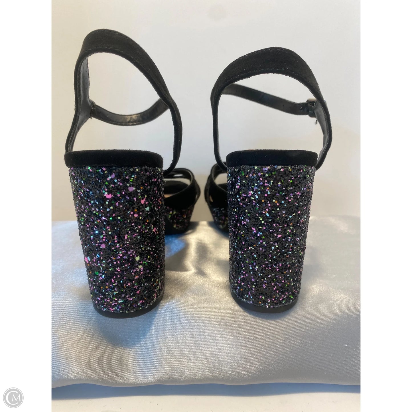 Shoes Heels Block By Jelly Pop In Black, Size: 7.5