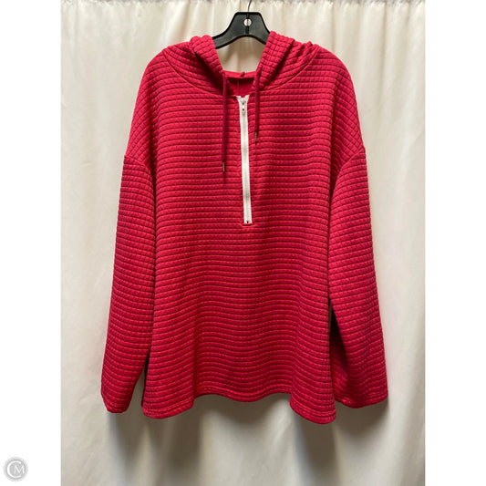 Top Long Sleeve By Clothes Mentor In Pink, Size: 4x