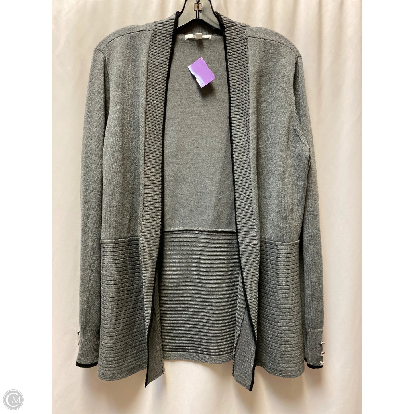 Cardigan By 89th And Madison In Grey, Size: L