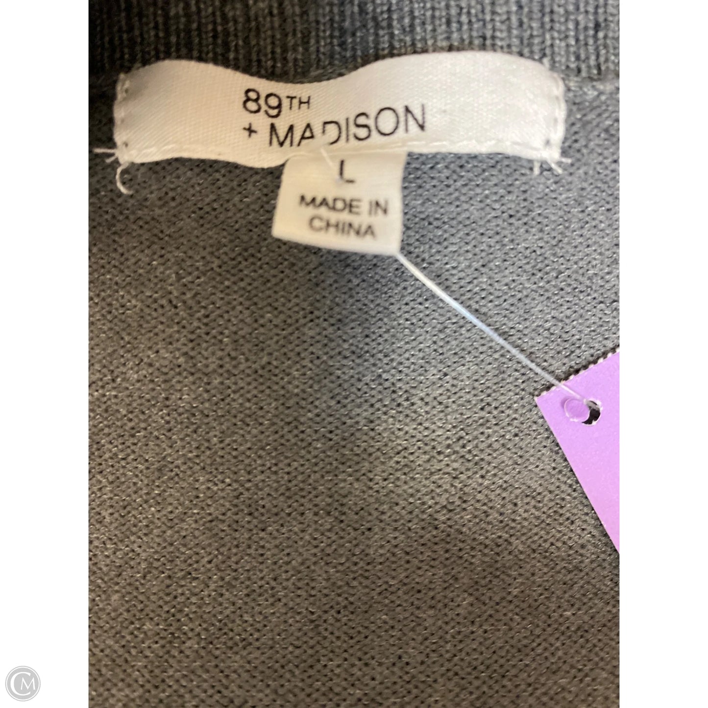 Cardigan By 89th And Madison In Grey, Size: L