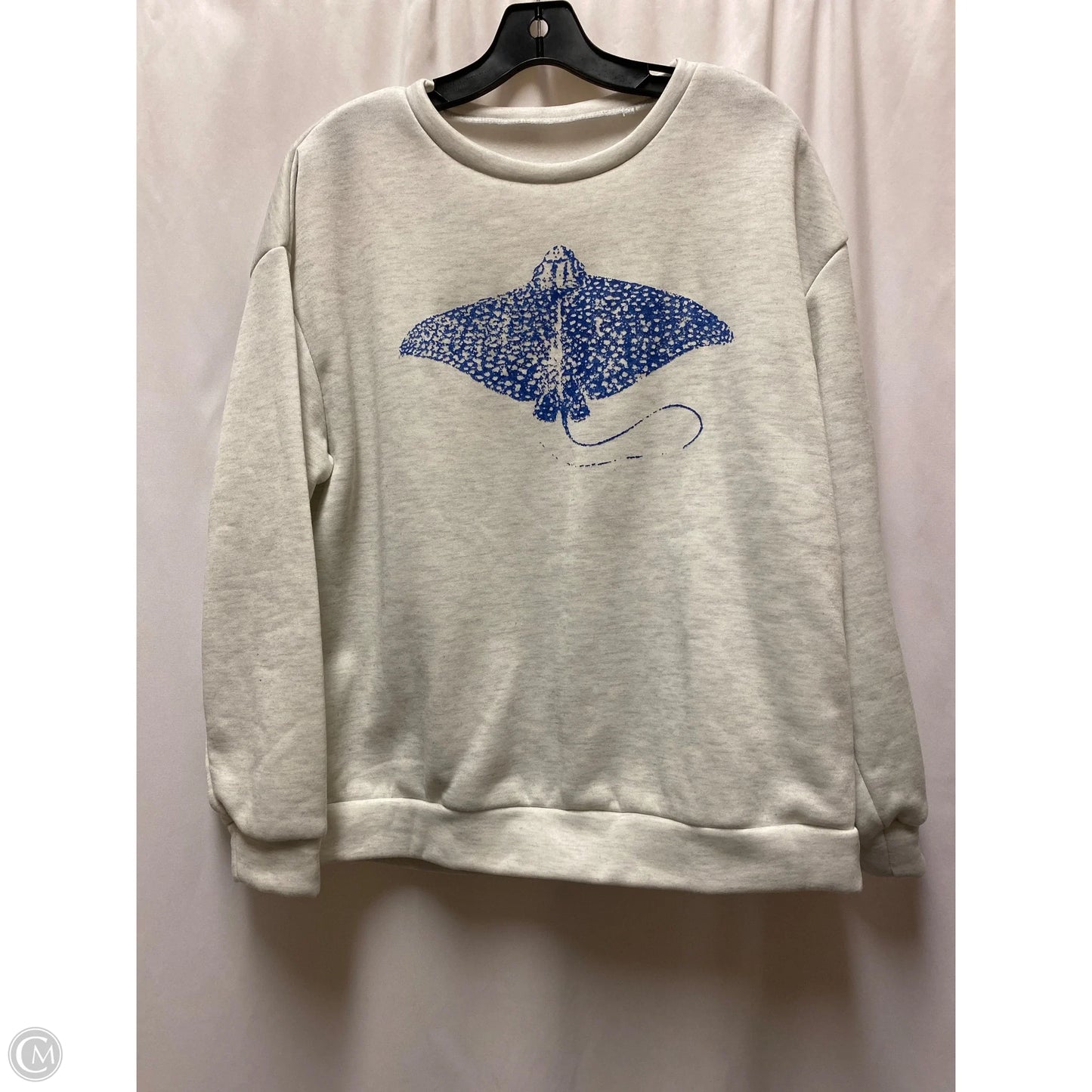 Top Long Sleeve By Clothes Mentor In Grey, Size: L