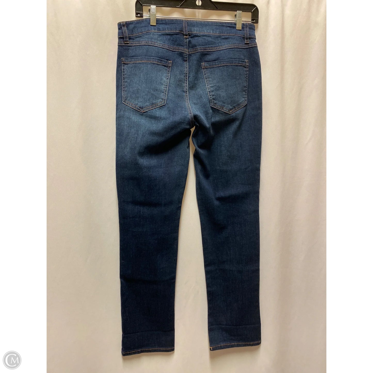 Jeans Straight By Clothes Mentor In Blue Denim, Size: 12