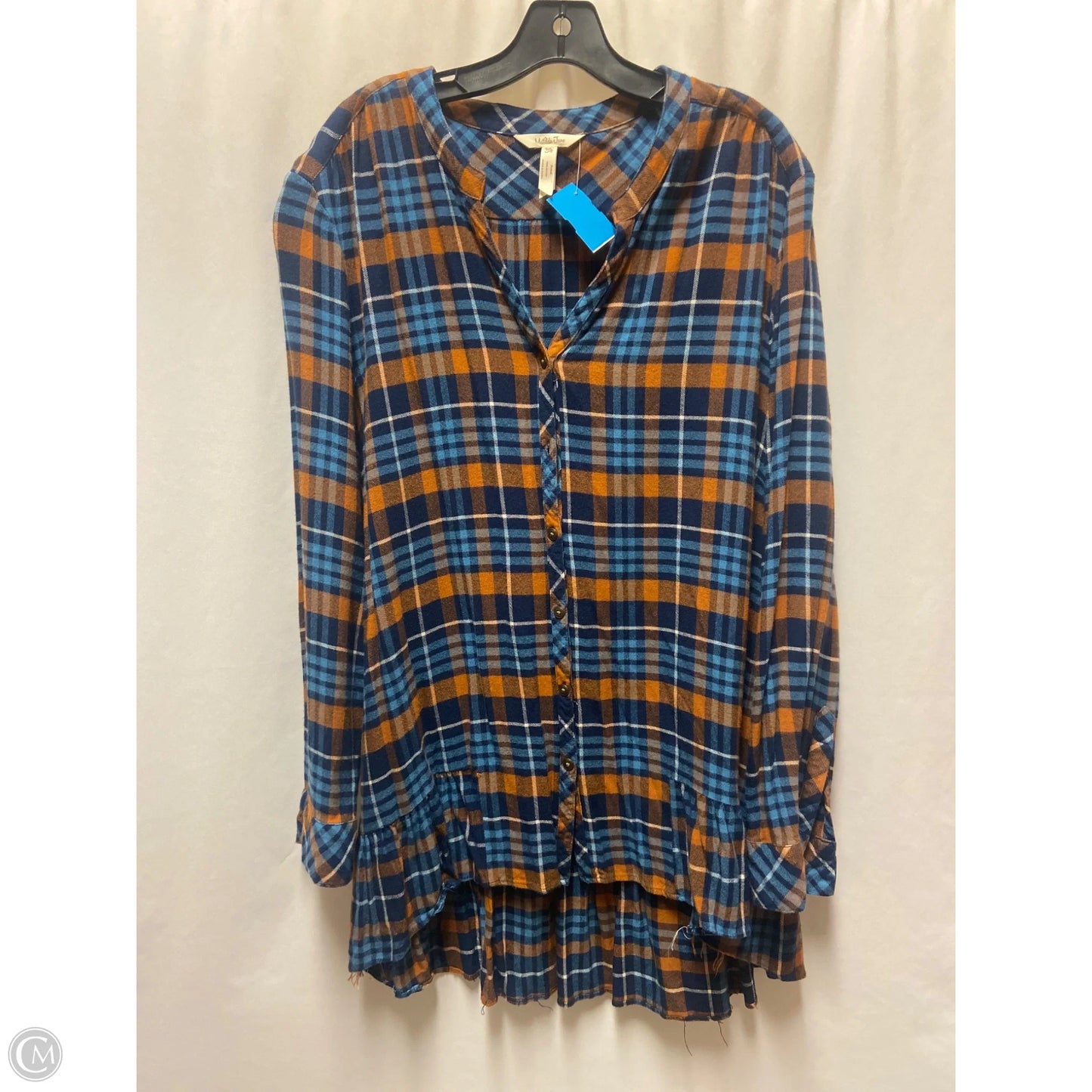 Dress Casual Midi By Matilda Jane In Blue, Size: Xxl
