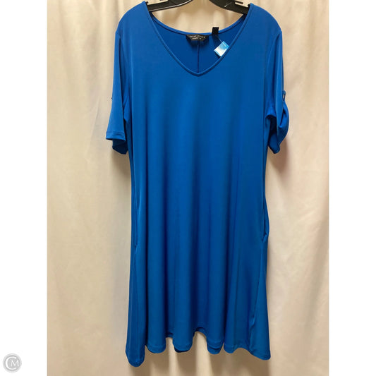 Dress Casual Maxi By Susan Graver In Blue, Size: L