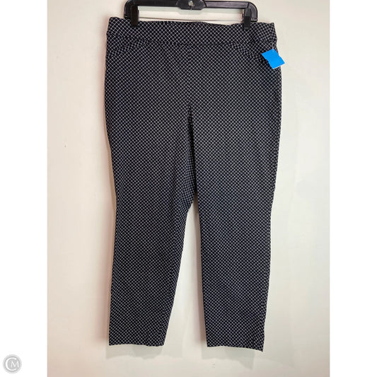 Pants Dress By Briggs In Black, Size: 14