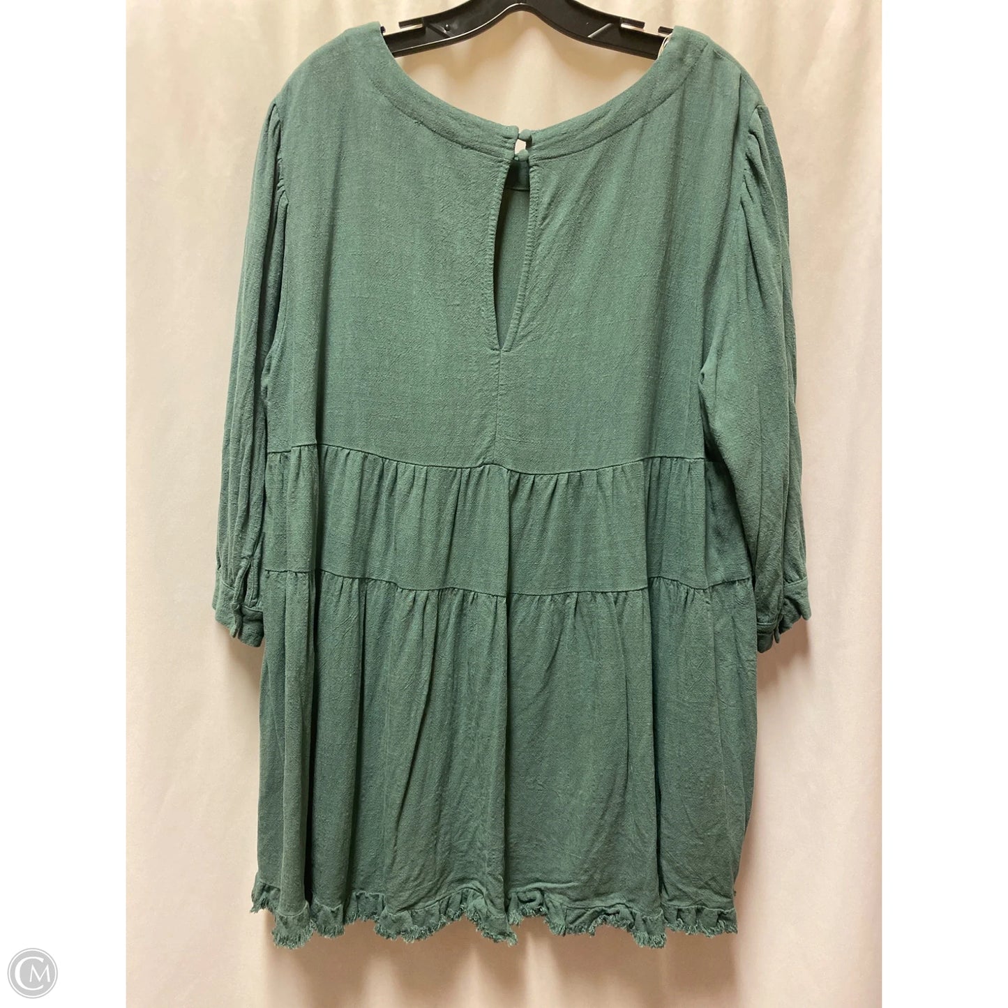 Top Long Sleeve By Umgee In Green, Size: 1x
