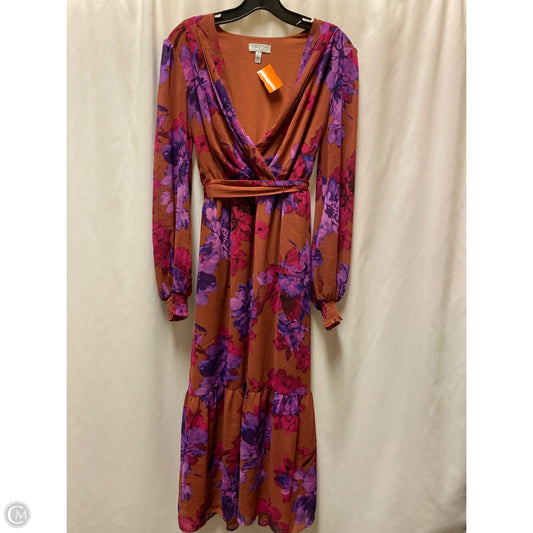 Dress Casual Maxi By Sofia By Sofia Vergara In Copper, Size: M