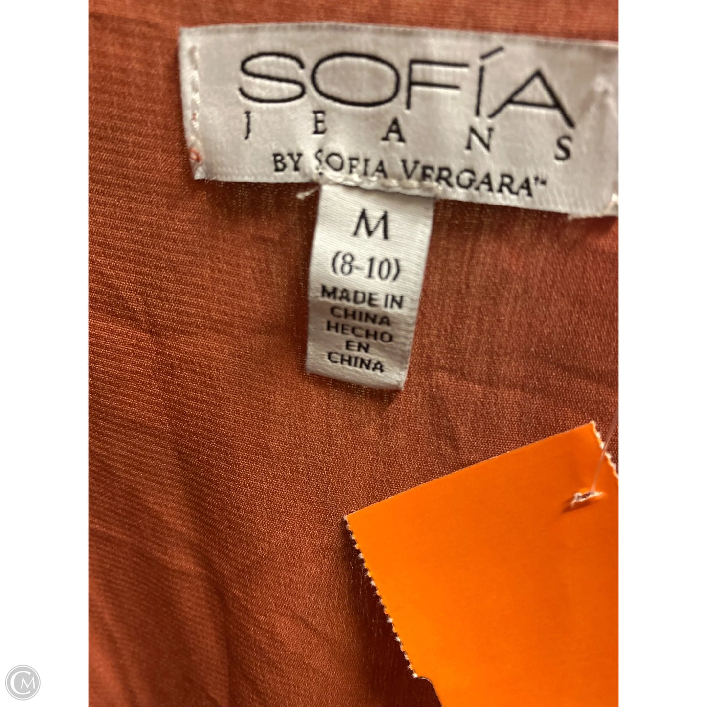 Dress Casual Maxi By Sofia By Sofia Vergara In Copper, Size: M