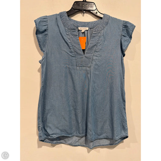 Top Short Sleeve By Blu Pepper In Blue, Size: S